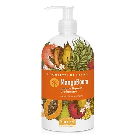 Helan, I Sorbetti MangoBoom - Sapone Liquido Mani Leggero e Profumato con Ananas e