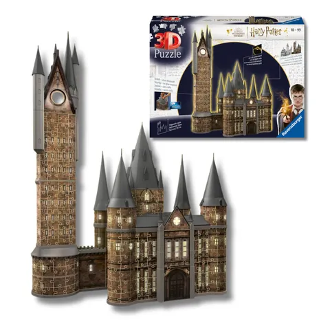 Ravensburger - Puzzle 3D Torre di Astronomia LED 626 pezzi, 8+ anni