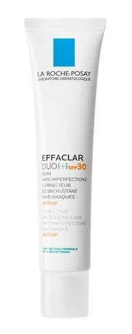 La Roche Posay Effaclar Duo (+) SPF30, Trattamento Correttivo Purificante con Protezione