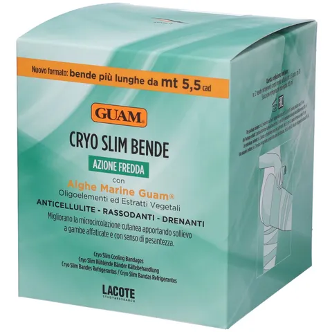 Guam, Cryo Slim pásy s funkcí chladu, s Guam mořskými řasami, proti celulitidě