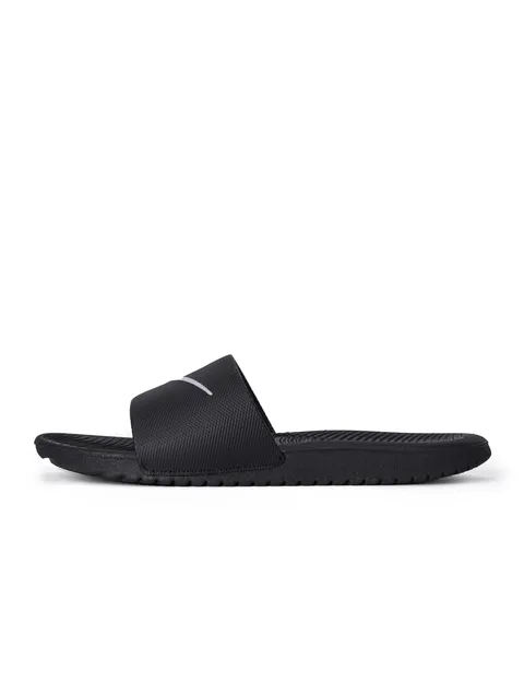 Nike KAWA Slide (GS/PS), Slides, Black/Metallic Gold, 28 EU