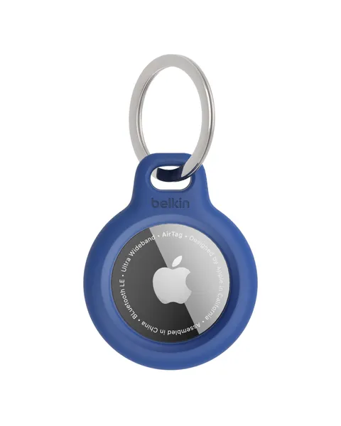 belkin Custodia per AirTag con anello portachiavi (Secure Holder, guscio protettivo
