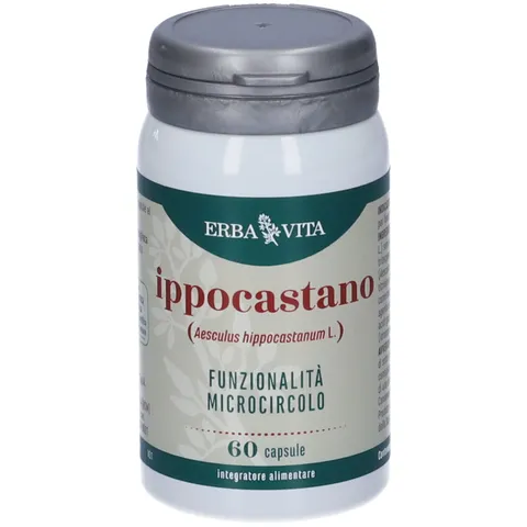 ERBA VITA Integratore Alimentare di Ippocastano - 60 Capsule - Utile al microcircolo