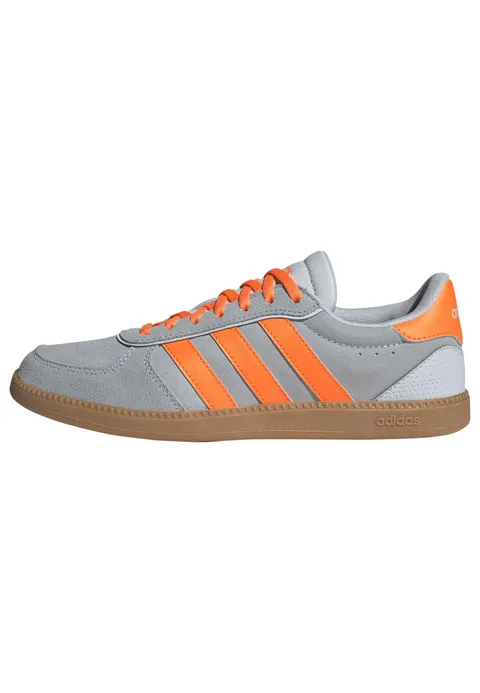 adidas Donna Breaknet Sleek Shoes, Halo Blue/Lucid Orange/GUM10, 36 EU