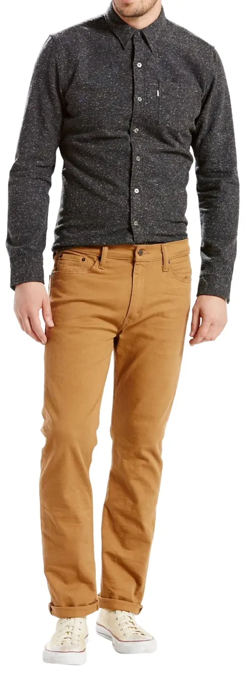 Levi's 513 Slim Straight, Jeans Uomo, Caraway - Bull Denim, 30W / 34L