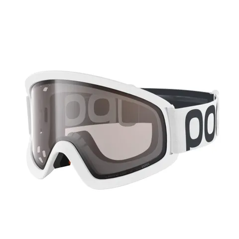 POC Ora - Occhiali MTB, colore: Bianco idrogeno/Clarity Trail/Cloudy Brown, taglia unica