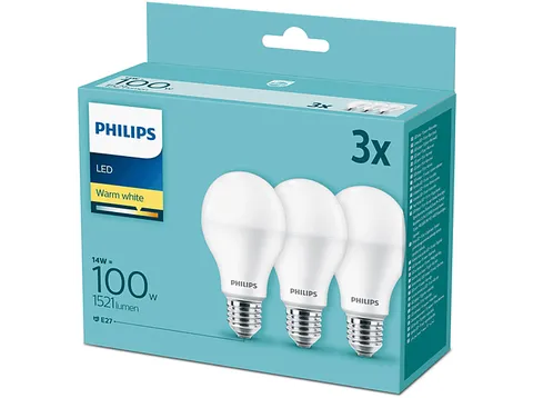 Philips Lampadina LED E27 100W 2700K Smerigliata