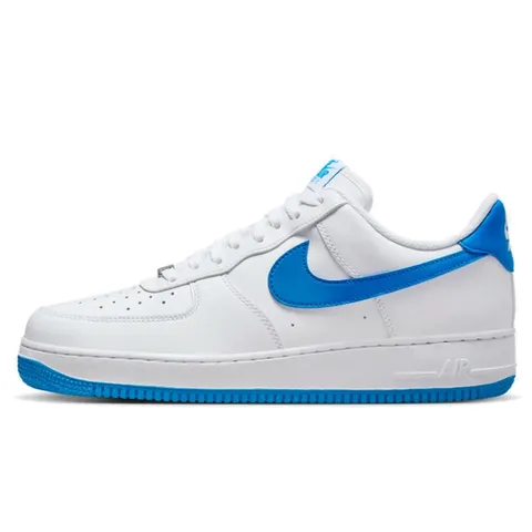 Nike FJ4146 Nike Air Force 1 '07 Uomo, White/Photo Blue-White EU 47