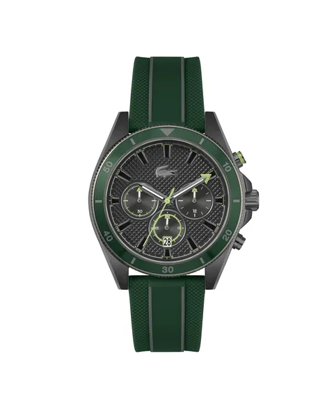 Lacoste Orologio con Cronografo al Quarzo da Uomo Collezione Mainsail con Cinturino in