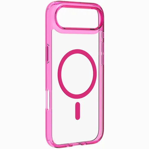 cellularline - Iconic Mag - Custodia trasparente iphone Air - Bordi Colorati - Ring