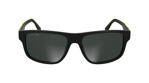 Lacoste Men's Sunglasses L6057S - Matte Black with Solid Grey Lens