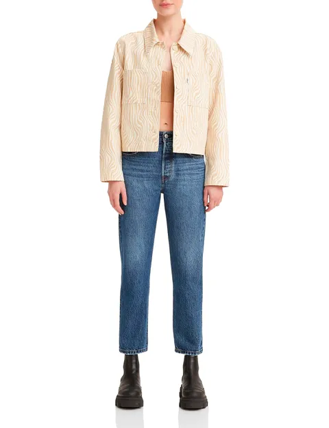 Levi's 501 Crop, Jeans Donna, Orinda Troy Horse, 26W / 30L