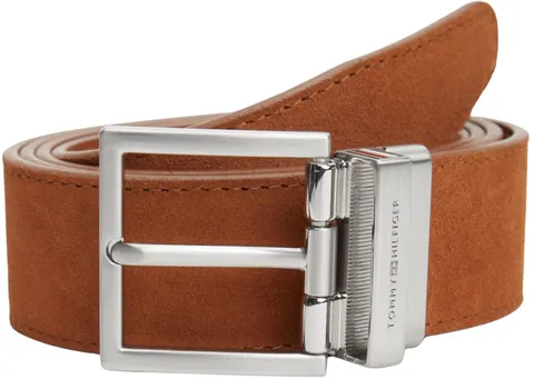 Tommy Hilfiger Hudson REV 3.5 AM0AM13945 Cintura reversibile da uomo, marrone, 80