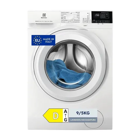 Electrolux EW7W295W - Lavasciuga Carica Frontale 9 kg PerfectCare 700, SteamCare Vapore