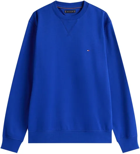 Tommy Hilfiger Uomo Felpa Seasonal Fleece con Scollo Rotondo, Blu (Wedge Blue), XXXL