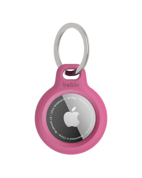 belkin Custodia per AirTag con anello portachiavi (Secure Holder, guscio protettivo