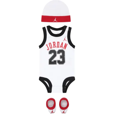 Jordan 23 Jersey Set per Bambino White 0/6 Mesi