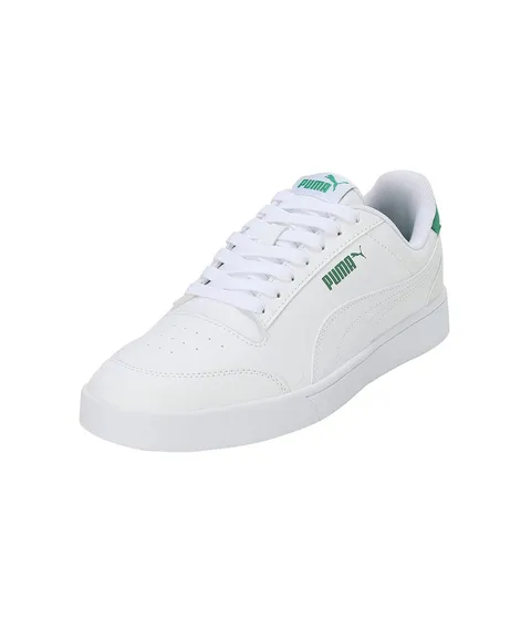 PUMA Shuffle, Sneaker, Unisex - Adulto, White/White/Peacoat/Team Gold, 37 EU