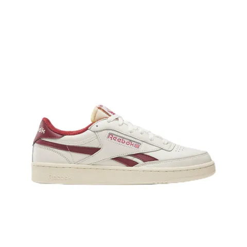 Reebok Unisex Club C Revenge Vintage Sneaker, Vintagechalk/Paperbianco/Classicburgundry
