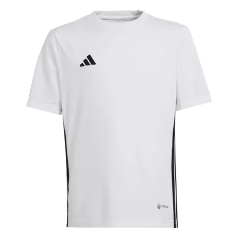 adidas Unisex - Bambini e Ragazzi Tabela 23 Jersey Youth Shirt, White/Black, 5-6 Years