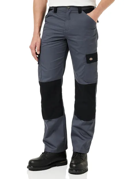 Dickies Everyday Pants, Pantaloni da Lavoro Uomo, Grigio/Nero, 26W / 32L