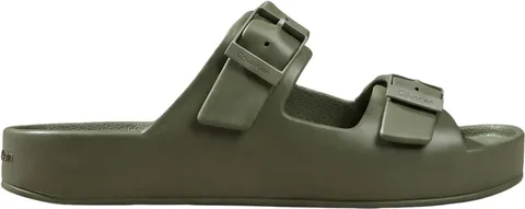 Calvin Klein Uomo Sandali Ergon Eva con Fibbie, Verde (Deep Lichen Green), 41