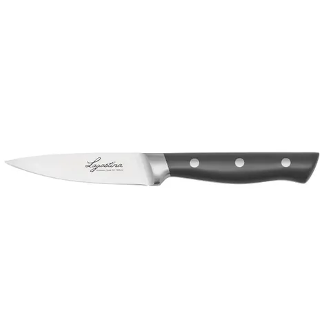 Lagostina Virtuoso, Coltello Spelucchino 9cm, Robusto e Resistente, Lama in Acciaio Inox