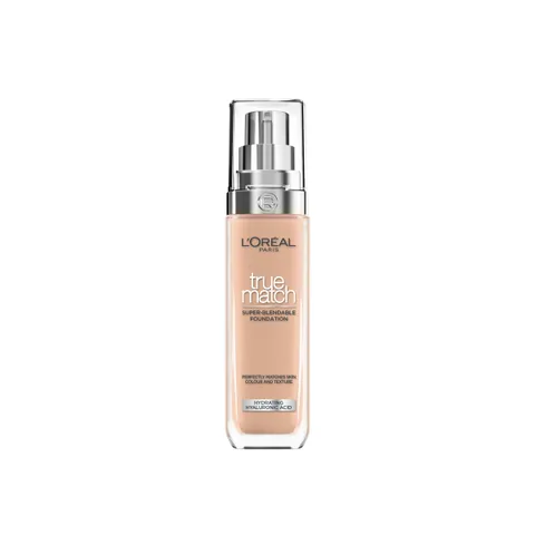 L'Oreal Paris True Match - Fondotinta liquido, infuso con acido ialuronico, SPF 17