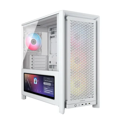 Corsair FRAME 4000D LCD RS ARGB Case Mid-Tower Bianco