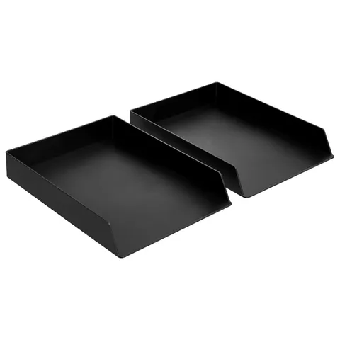 Amazon Basics Rettangolare Plastic Organizer Ripiano portacorrispondenza, confezione da