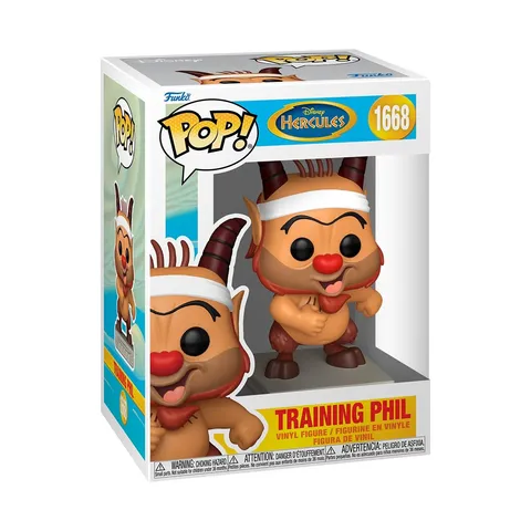 Funko Pop! Disney: Hercules - Training Phil- Figura in Vinile da Collezione - Idea Regalo