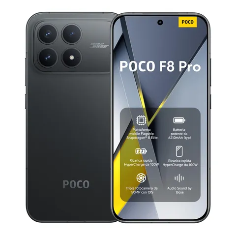 Xiaomi POCO F8 Pro 12+256GB Amoled 120Hz Nero