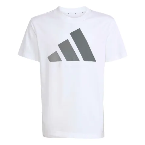 adidas Unisex - Bambini e Ragazzi Essentials Big Logo Shirt, White/Grey Three/Grey