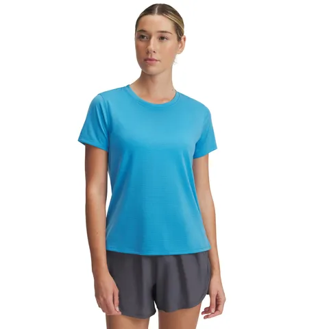 Under Armour UA Launch Manica Corta - Blu Ether / / Riflettente - LG