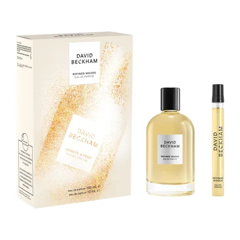 David Beckham Confezione Regalo Refined Woods, Eau de Parfum 100ml e Formato da Viaggio