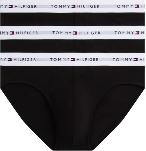 Tommy Hilfiger 3P Brief DTM Um0Um03471, Breve, Uomo, Giallo (Black/Black/Black White WB), S