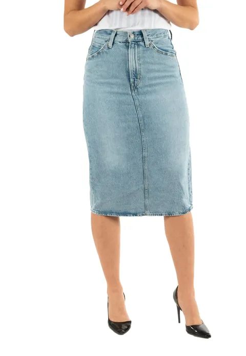 Levi's HR Back Slit - Giacca da Sci Riveting Clean Hem, Riveting Clean Hem, 31W