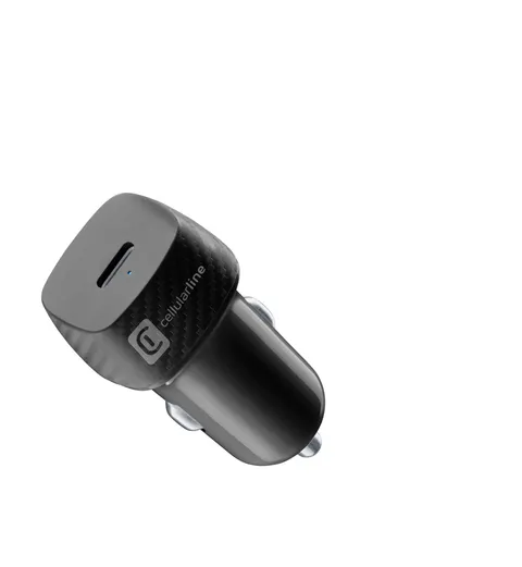 Cellularline - USB-C Car Power 20W - Caricabatteria da Auto USB-C 20W - Adattatore