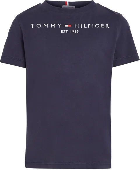 Tommy Hilfiger Bambini Unisex T-Shirt Maniche Corte Essential Tee Scollo Rotondo, Blu