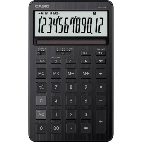Casio JW-200DQ-BK Calcolatrice da tavolo