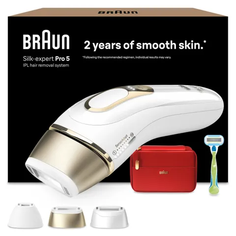 Braun Silk·expert Pro 5 Epilatore Luce Pulsata, Depilatore Corpo Donna, Alternativa al