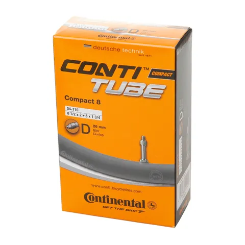Continental Compact Tubes, Tube Unisex-Adult, Black, 54-110