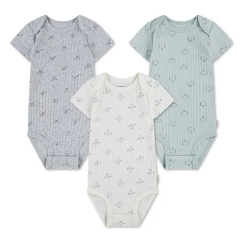 Huggies Bodysuit (3-Pack) Baby Boy Multicolour