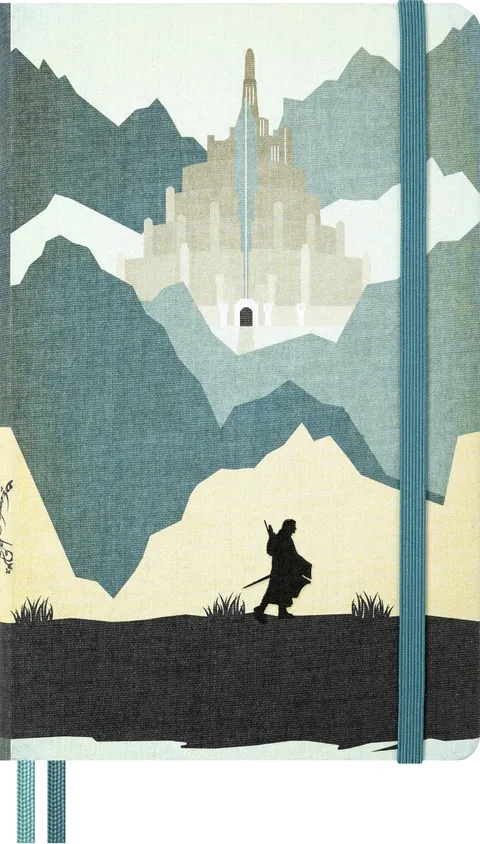 Moleskine Taccuino a Righe Il Signore degli Anelli, Copertina Rigida in Tessuto e