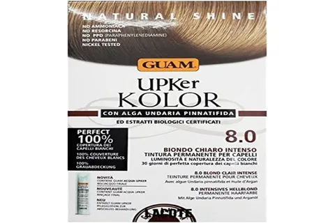 GUAM - Upker Kolor Tintura Permanente Naturale con Alga Undaria ed Estratti BIO (8.0