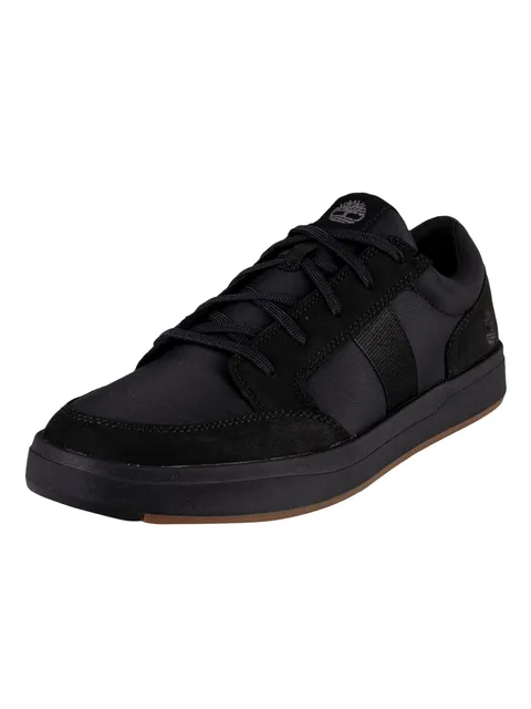 Timberland Davis Square F/L Ox Sneaker Basic, Sneaker, Uomo, Nero Black Nubuck, 42 EU