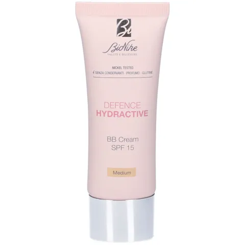 Bionike Defence Hydractive - BB Cream Medium per Pelli Sensibili e Intolleranti, Idrata e