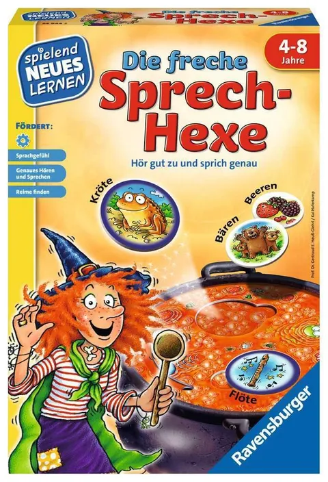 Ravensburger 24944 - The Cheeky Speak Witch - Gioca e impara per bambini, gioco educativo