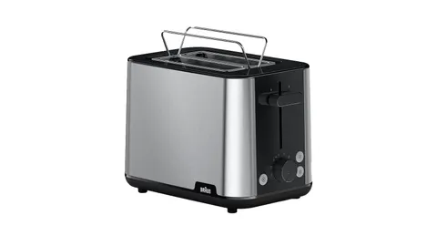 Braun HT 1510 BK Si/SW ToasterPurShine 2 Scheiben