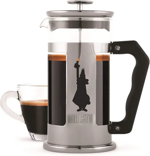 Bialetti Coffee Press Preziosa, Pressofiltro French Press per Caffè o Tè, Corpo in